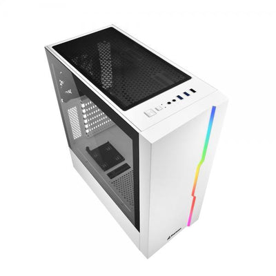 Sharkoon RGB Slider Midi Tower Bianco [RGBSLIDERWHITE]