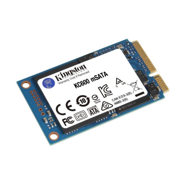 Kingston Technology Drive SSD KC600 SATA3 mSATA 512G [SKC600MS/512G]
