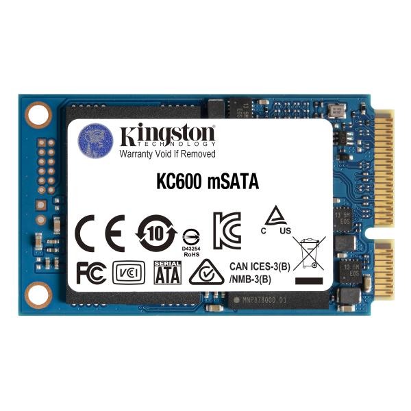 Kingston Technology Drive SSD KC600 SATA3 mSATA 512G [SKC600MS/512G]