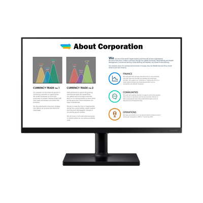 Samsung T45F Monitor PC 68,6 cm (27") 1920 x 1080 Pixel Full HD LCD Nero [LF27T450FQRXEN]
