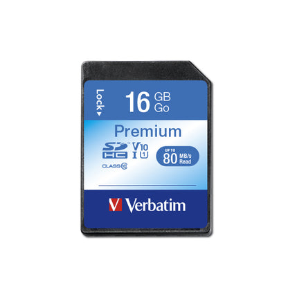 VERBATIM SD SDHC 16GB CLASE 10 PREMIUM [43962]