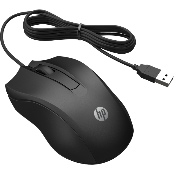 Hp 100 Wired USB Mouse [6VY96AA#ABB]