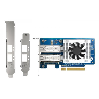 QNAP QXG-25G2SF-CX6 scheda di rete e adattatore Interno Fibra 25000 Mbit/s [QXG-25G2SF-CX6]