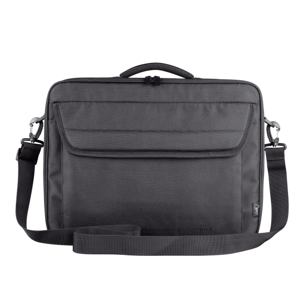 TRUST BORSA LAPTOP/NOTEBOOK FINO A 15,6" ECO - 100 MATERIALE RICICLATO - ATLANTA NERO [24189]