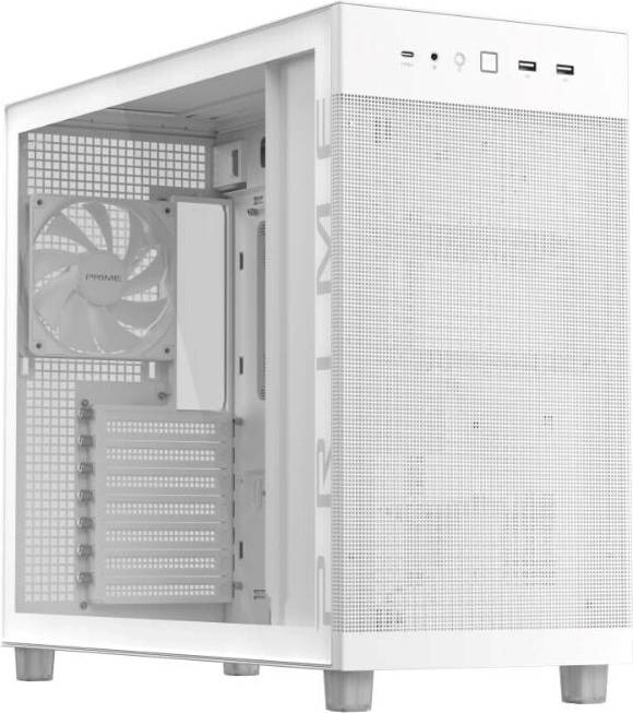 ASUS CASE PRIME AP303 TG WHITE [90DC00V3-B39010]