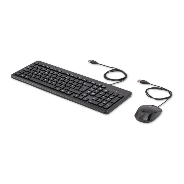 Hp 150 Wired Keyboard and Mouse Combo (240J7AA) - QWERTY [240J7AA#ABB]