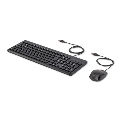 Hp 150 Wired Keyboard and Mouse Combo (240J7AA) - QWERTY [240J7AA#ABB]