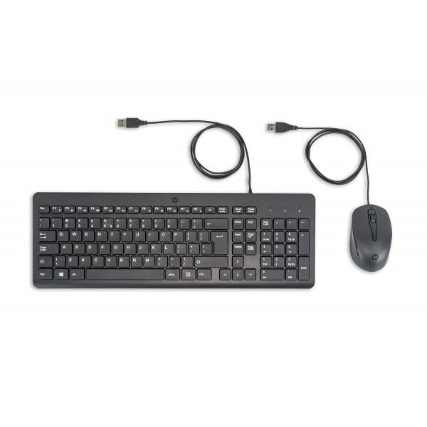 Hp 150 Wired Keyboard and Mouse Combo (240J7AA) - QWERTY [240J7AA#ABB]
