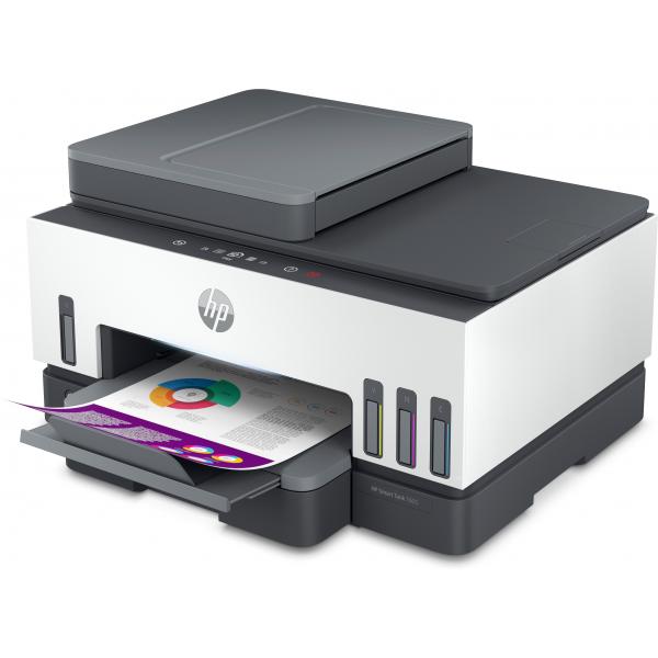 HP MULTIFUNZIONE INK A4 COLORE, SMARTANK 7605, 15PPM, ADF, FRONTE / RETRO, USB/WIFI, 4 IN 1, 3 ANNI GAR REG PRODOTTO [28C02A]