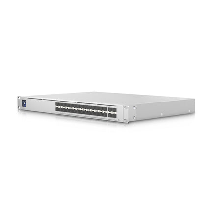 Ubiquiti - USW-Pro-Aggregation-EU - UniFi x28 10 Gigabit SFP+, x4 SFP28 ports Aggregation L3 Switch, 1U 19-inch Rack-mountable Steel Case [USW-Pro-Aggregation-EU]