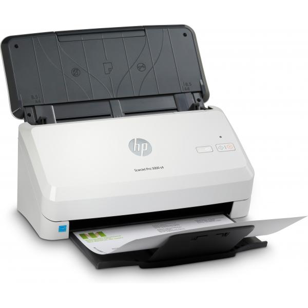 HP SCANNER DOCUMENTALE, SCANJET PRO 3000 S4, A4, 40 PPM, ADF, FRONTE/RETRO, USB [6FW07A]
