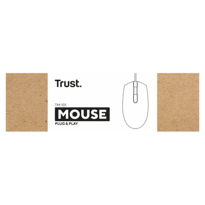 Trust TM-101 mouse Ufficio Ambidestro Ottico 1200 DPI [24274]