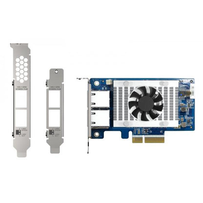 QNAP - Dual-port (10GBASE-T) 10GbE network expansion card, Intel X710, PCIe Gen3 x4 [QXG-10G2T-X710]