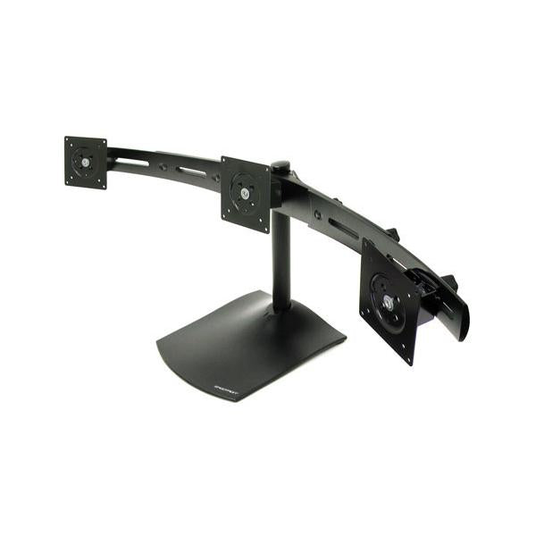 Ergotron DS100 Triple-Monitor Desk Stand - Black [33-323-200]