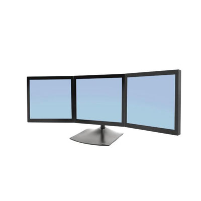 Ergotron DS100 Triple-Monitor Desk Stand - Black [33-323-200]