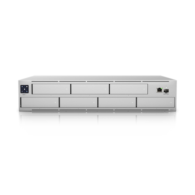 Ubiquiti - UNVR-Pro-EU - UniFi Network Video Recorder with (7) 2.5/3.5" HDD bays, (1) 10G SFP+ uplink and (1) GbE RJ45 port, DC power backup-ready [UNVR-Pro-EU]