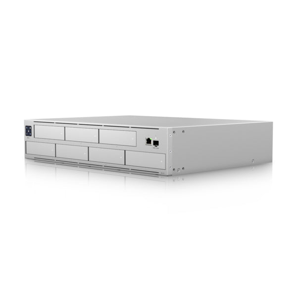 Ubiquiti - UNVR-Pro-EU - UniFi Network Video Recorder with (7) 2.5/3.5" HDD bays, (1) 10G SFP+ uplink and (1) GbE RJ45 port, DC power backup-ready [UNVR-Pro-EU]