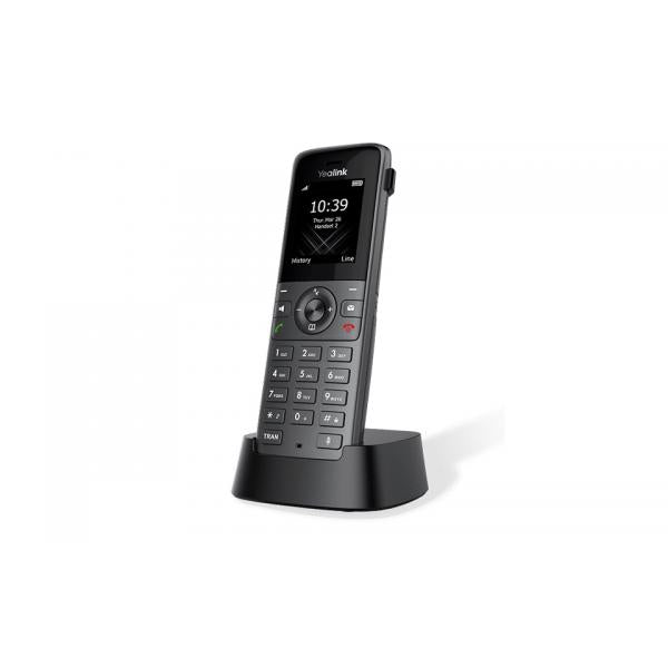 YEALINK TELEFONO CORDLESS DECT IP 10 ACCOUNT VOIP, 20 CHIAMATE, DISPLAY A COLORI, 35 ORE IN CHIAMATE [W73H]