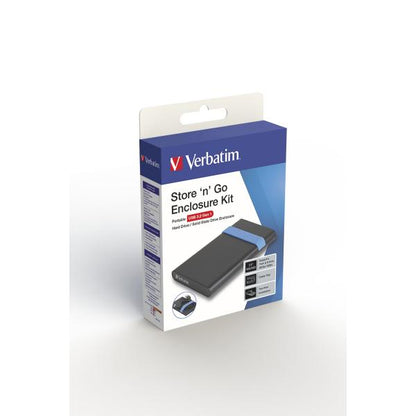 VERBATIM BOX ESTERNO STORE N GO ENCLOSURE KIT 2.5" USB 3.2 GEN1 [53106]
