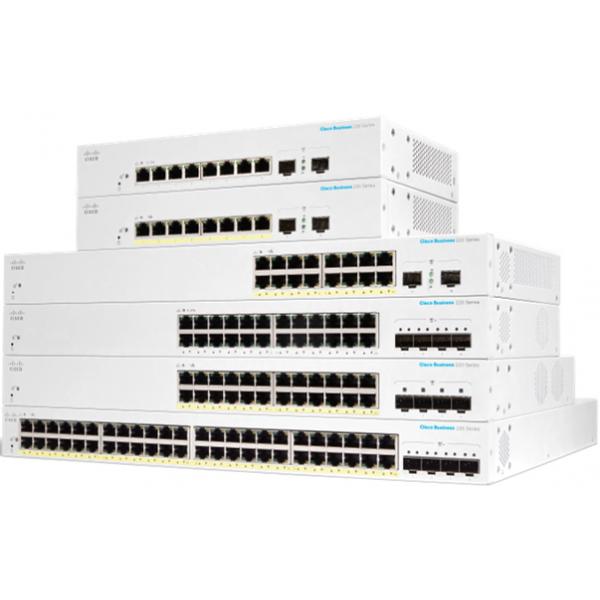 Cisco CBS220-8FP-E-2G-EU switch di rete Gestito L2 Gigabit Ethernet (10/100/1000) Supporto Power over Ethernet (PoE) Bianco [CBS220-8FP-E-2G-EU]