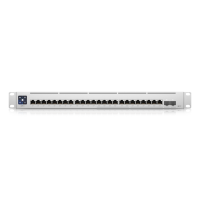 Ubiquiti - Enterprise-24-PoE-EU - UniFi Layer 3 switch with x12 2.5 GbE PoE+, x2 12 Gigabit GbE PoE+, x2 SFP+ ports, 400W total PoE availability [USW-Enterprise-24-PoE-EU]