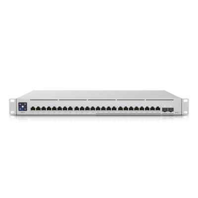 Ubiquiti - Enterprise-24-PoE-EU - UniFi Layer 3 switch with x12 2.5 GbE PoE+, x2 12 Gigabit GbE PoE+, x2 SFP+ ports, 400W total PoE availability [USW-Enterprise-24-PoE-EU]