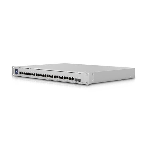 Ubiquiti - Enterprise-24-PoE-EU - UniFi Layer 3 switch with x12 2.5 GbE PoE+, x2 12 Gigabit GbE PoE+, x2 SFP+ ports, 400W total PoE availability [USW-Enterprise-24-PoE-EU]