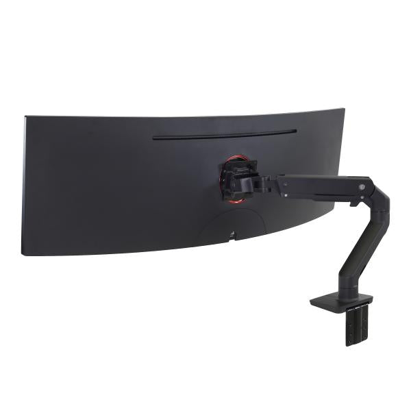 Ergotron HX Desk Monitor Arm - HD Pivot - Max. 49 inch screen - Matte Black [45-647-224]