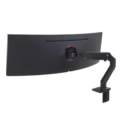 Ergotron HX Desk Monitor Arm - HD Pivot - Max. 49 inch screen - Matte Black [45-647-224]