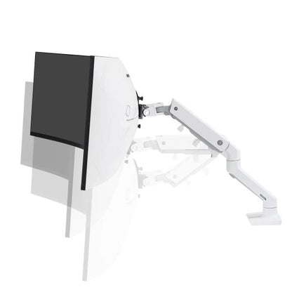 Ergotron HX Series Desk Monitor Arm - Pivot - Max 19Kg - up to 49inch - white [45-647-216]