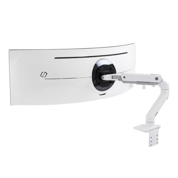 Ergotron HX Desk Monitor Arm - HD Pivot - Max. 49 inch screen - White [45-647-216]