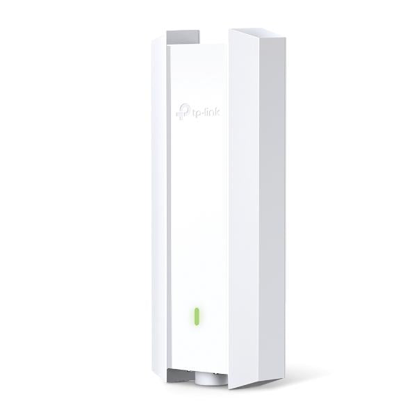 TP-Link - EAP610-Outdoor - AX1800 Indoor/Outdoor Dual-Band Wi-Fi 6 Access Point, 1x Gigabit RJ45 Port, 574Mbps at 2.4 GHz + 1201 Mbps at 5 GHz, 802.3at PoE and Passive PoE, IP67 Weatherproof, 4x Inter [EAP610-Outdoor]