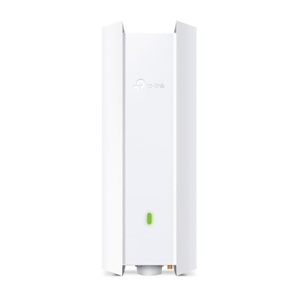TP-Link - EAP610-Outdoor - AX1800 Indoor/Outdoor Dual-Band Wi-Fi 6 Access Point, 1x Gigabit RJ45 Port, 574Mbps at 2.4 GHz + 1201 Mbps at 5 GHz, 802.3at PoE and Passive PoE, IP67 Weatherproof, 4x Inter [EAP610-Outdoor]