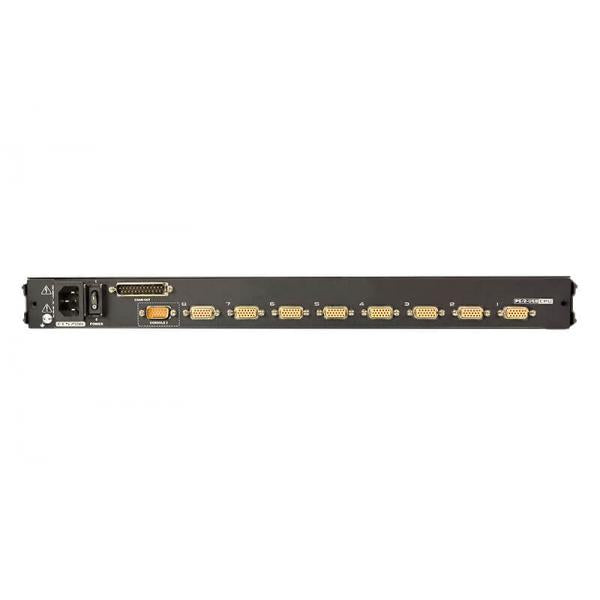 Aten 8-Port 17" LCD KVM Switch (USB - PS/2 VGA) with USB Peripheral port TASTIERA INGLESE [CL5708M-ATA-EG]