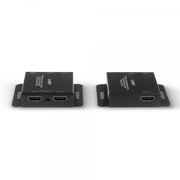 LINDY No. 38208 - Extender HDMI 4K30 & IR Cat.6 con PoC & Loop Out, 70m [LIN-38208]