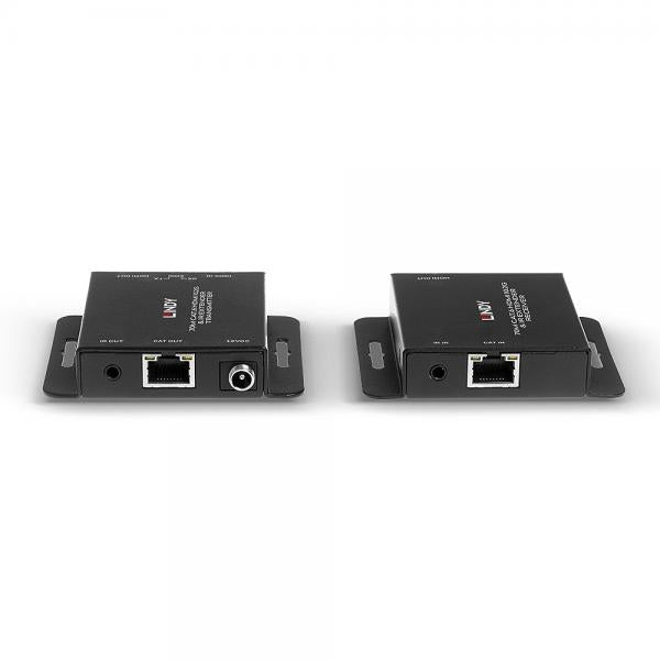 LINDY No. 38208 - Extender HDMI 4K30 & IR Cat.6 con PoC & Loop Out, 70m [LIN-38208]