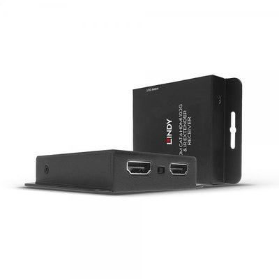 LINDY No. 38208 - Extender HDMI 4K30 & IR Cat.6 con PoC & Loop Out, 70m [LIN-38208]