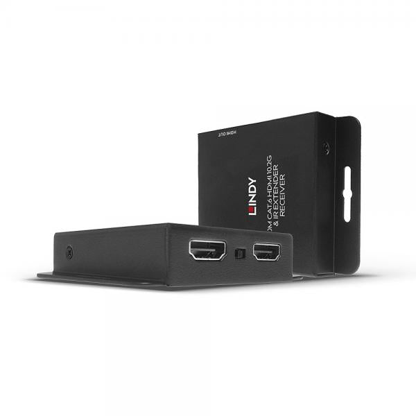 LINDY No. 38208 - Extender HDMI 4K30 & IR Cat.6 con PoC & Loop Out, 70m [LIN-38208]