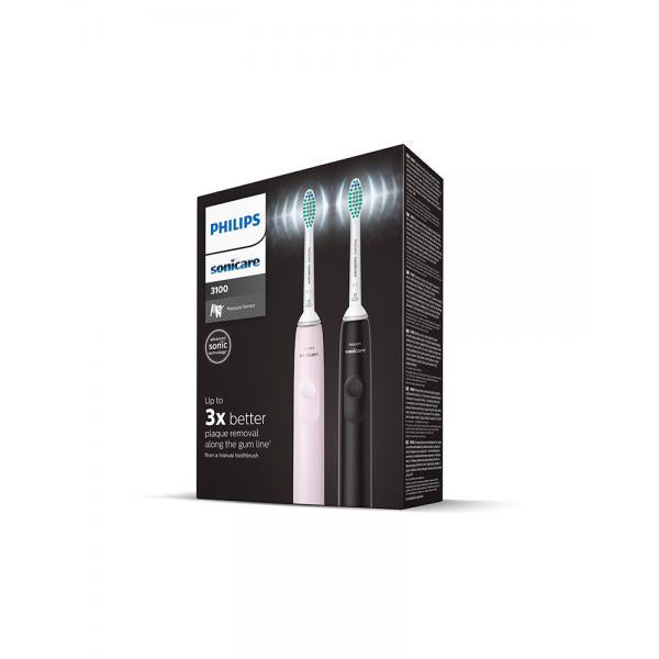 Philips 3100 series Duo Pack Black/Pink [HX3675/15]