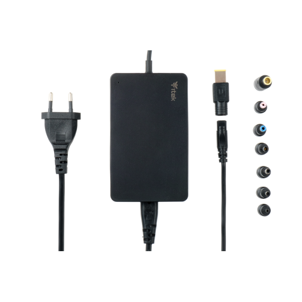ITEK ALIMENTATORE UNIV.NOTEBOOK 90W 8 conn, Slim Design [ITNBSD90]