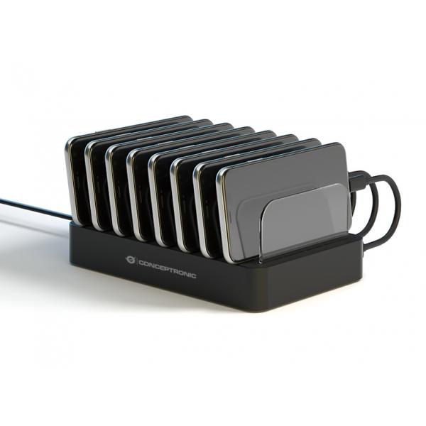 Conceptronic 8-Port 75W USB PD Charging Station [OZUL02B]