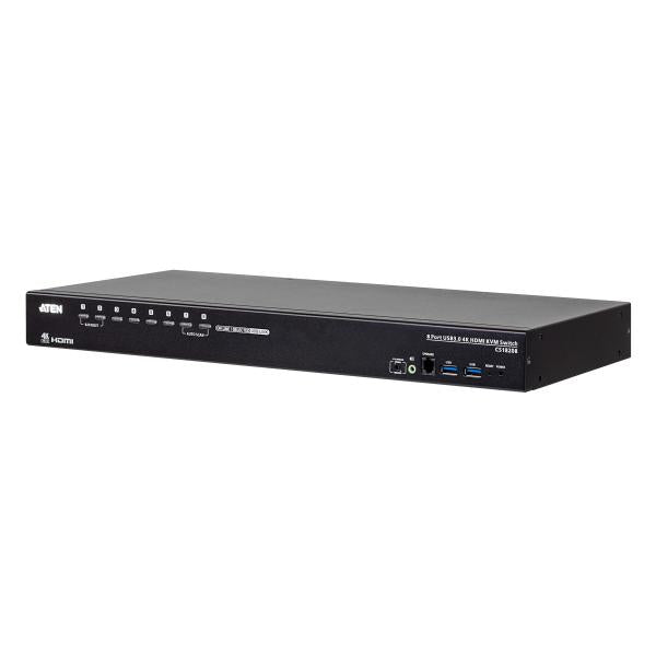 Aten Switch KVM HDMI 4K USB 3.0 a 8 porte [CS18208-AT-G]