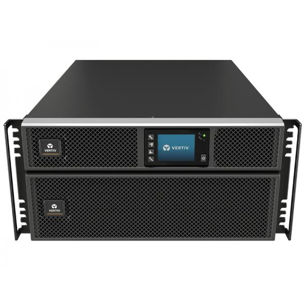 Vertiv Liebert UPS GXT5 - 8.000 VA / 8.000 W, 230 V  Rack/tower online, garanzia online di 3 anni, con kit di montaggio in rack fisso, scheda di rete RDU101 (GXT5-8000IRT5UXLN) [GXT5-8000IRT5UXLN]