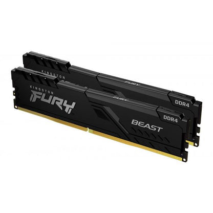 Kingston Technology FURY Beast 16GB 3200MT/s DDR4 CL16 DIMM (Kit da 2) Black [KF432C16BBK2/16]