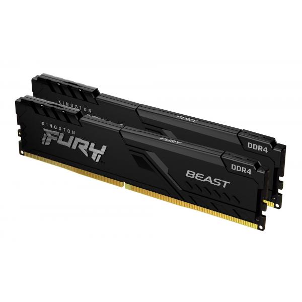 Kingston FURY Beast 32 GB - 2 x 16 GB - DDR4 - 288-pin DIMM [KF432C16BB1K2/32]