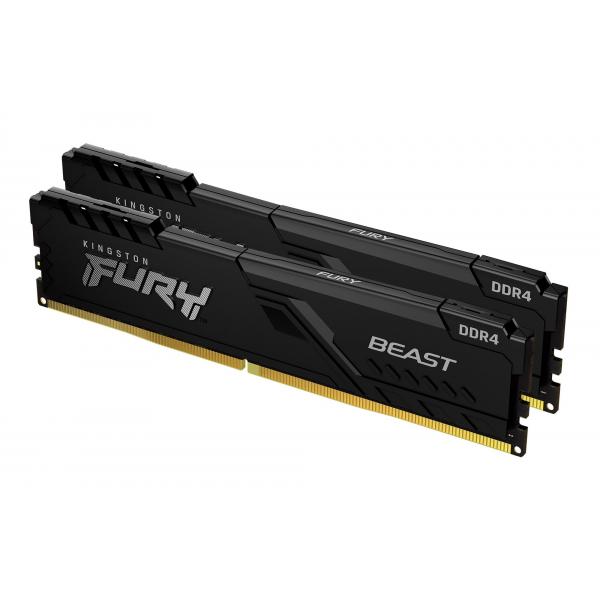 Kingston FURY Beast 64GB DDR4 DIMM - 2x32GB - 3600MHz - CL18 - 1.35V [KF436C18BBK2/64]