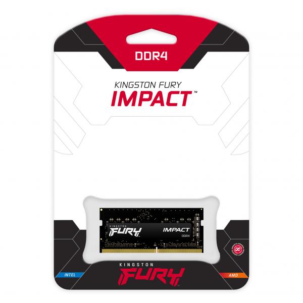 Kingston Technology FURY 8GB 3200MT/s DDR4 CL20 SODIMM Impact [KF432S20IB/8]