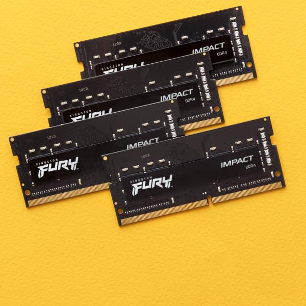 Kingston Technology FURY 8GB 3200MT/s DDR4 CL20 SODIMM Impact [KF432S20IB/8]