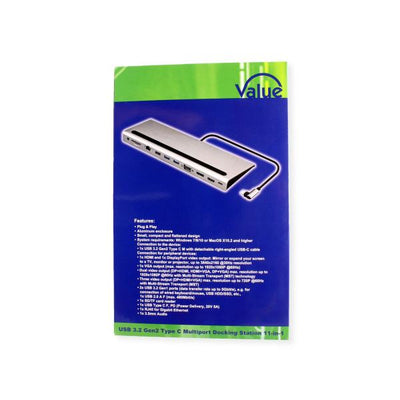 VALUE DOCKING USB - C, 11 - IN - 1 [12.99.1117]