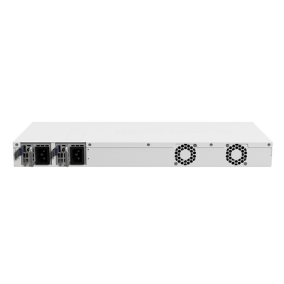 MikroTik Router with 16x Ethernet ports. two 10G SFP+cages. full-size USB and RJ-45 console port on the front panel. [CCR2004-16G-2S+]